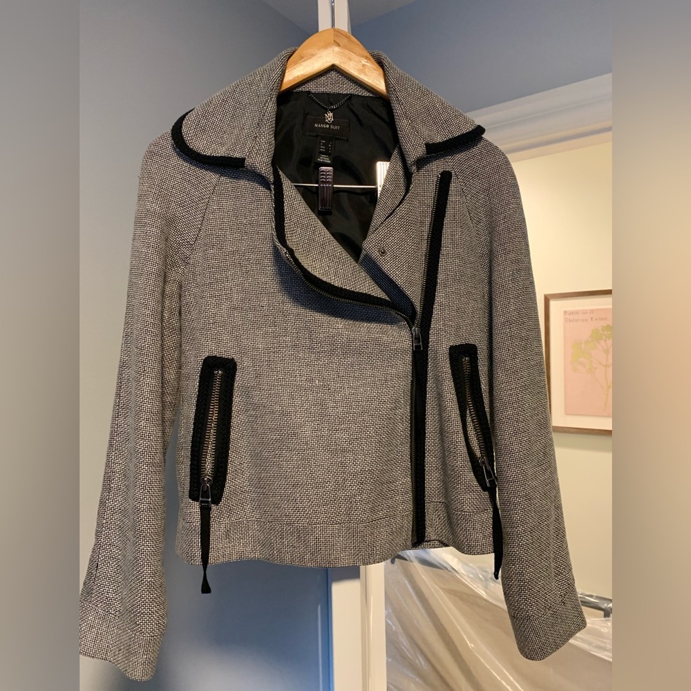 Mango Suit side zip suit jacket